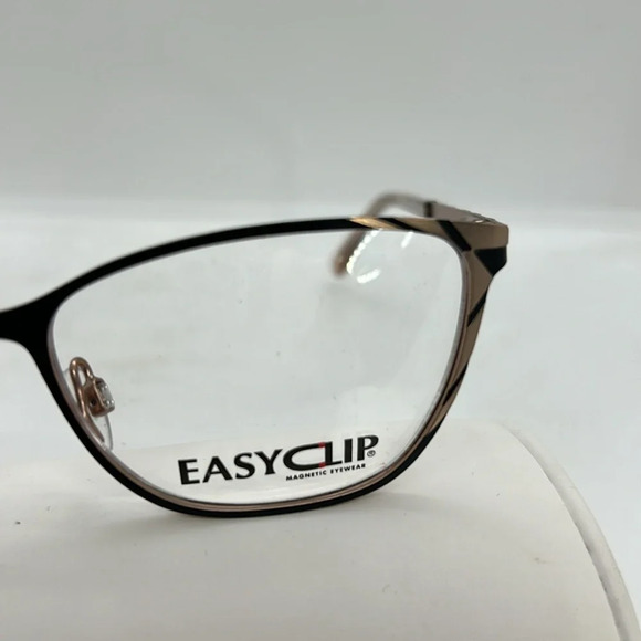 Easy Clip EC591 52-16-135 Eyeglasses Glasses Frames. New - Picture 8 of 8